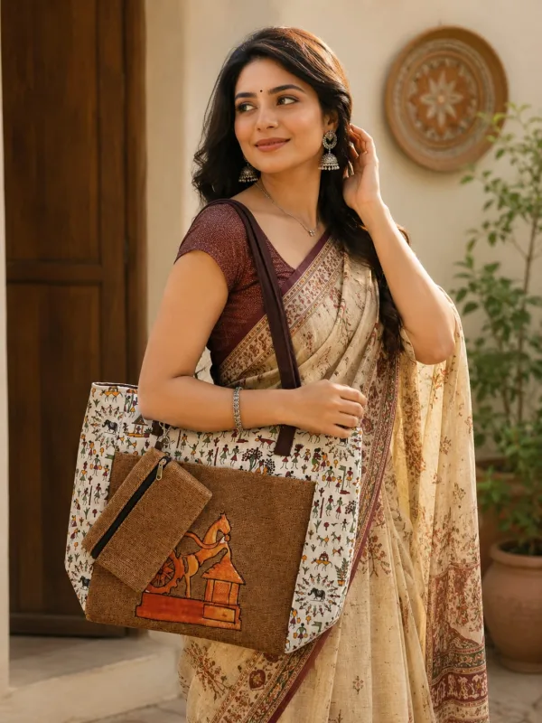 Jute Warli Grace Bag