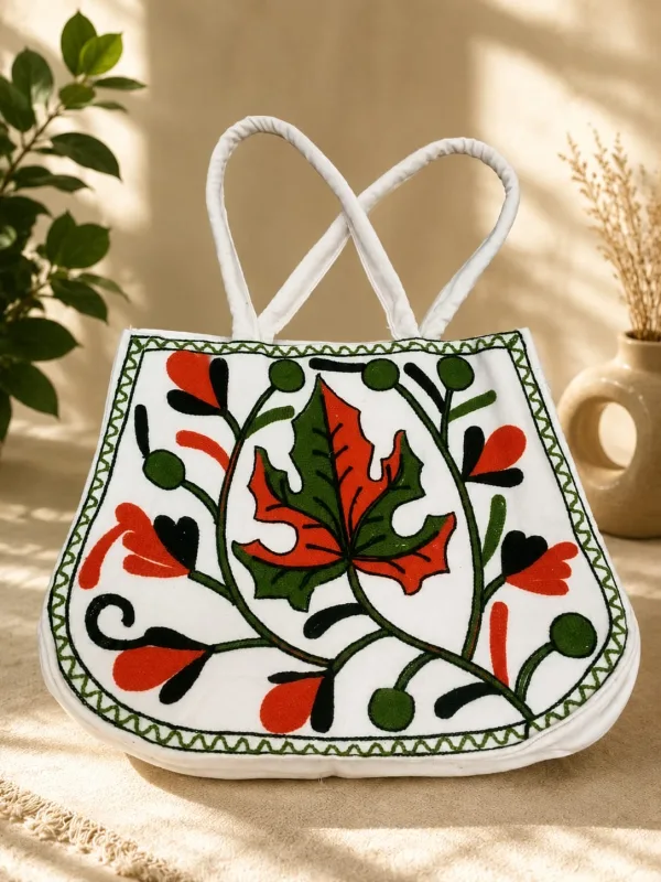 Leaf & Vine Handcrafted Bag - Artistry in Fashion